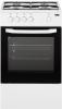 CUISINIERE 3 FEUX GAZ ET 1 FEU ELECTRIQUE -FOUR ELECTRIQUE 71L 50X50 BLANCHE