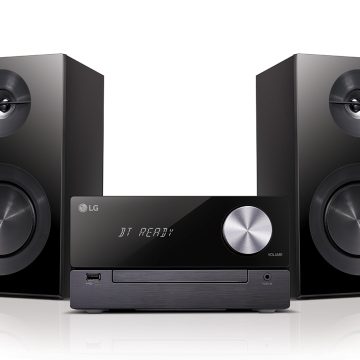 LG CM2460 ensemble audio pour la maison Système micro audio domestique 100 W Noir