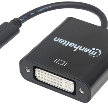 Manhattan 152051 adaptateur graphique USB 3840 x 2160 pixels Noir