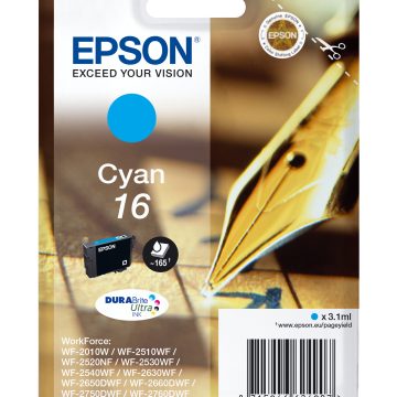 Epson Pen and crossword Cartouche "Stylo à plume" 16 - Encre DURABrite Ultra C