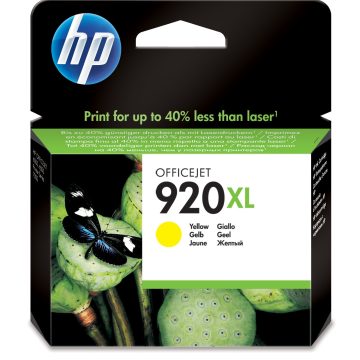 HP 920XL cartouche d'encre jaune grande capacité authentique