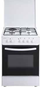 Cuisiniere 60x60 tout gaz blanche