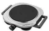 Plaque electrique 1 feux 1500w inox
