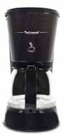 Cafetiere 6 tasses noir