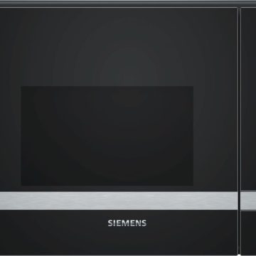 Siemens iQ300 BF550LMR0 micro-onde Intégré Micro-onde simple 25 L 900 W Noir, Acier inoxydable
