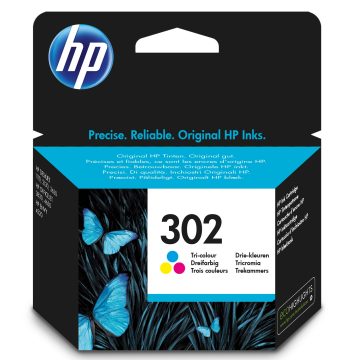 HP 302 Cartouche d’encre trois couleurs authentique