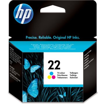 HP 22 cartouche d'encre trois couleurs authentique