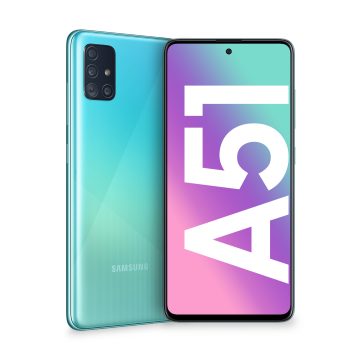 Samsung Galaxy A51 SM-A515F/DSN 16,5 cm (6.5") Double SIM Android 10.0 4G USB Type-C 4 Go 128 Go 4000 mAh Bleu