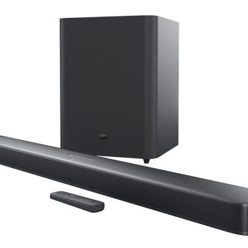 Bar 5.1 Surround JBL 5.1 5HP 550W RMS CAISSON SS FIL OPT/HDMI AIRPLAY