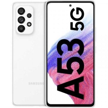 Samsung Galaxy A53 5G SM-A536B 16,5 cm (6.5") Double SIM hybride Android 12 USB Type-C 6 Go 128 Go 5000 mAh Blanc