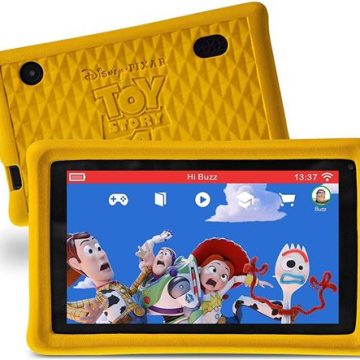 Pebble Gear 7” tablette enfant – Disney Toy Story 4 Tablette (Toy Story 4), boîtier Pare-Chocs conçu pour Enfants, contrôle