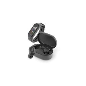 ECOUTEURS TRUE WIRELESS BLUETOOTH 5.0 + BRACELET CONNECTÉ - NOIR - KEPLER - LEDWOOD