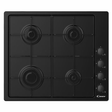 Candy Idea CHW6LBB Noir Intégré 60 cm Gaz 4 zone(s)