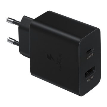 Samsung EP-TA220NBEGEU chargeur d'appareils mobiles Casques, Casque, Ordinateur portable, Smartphone, Smartwatch, Tablette Noir
