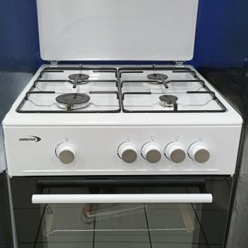 Cuisinière Tout Gaz 60x60 Blanche