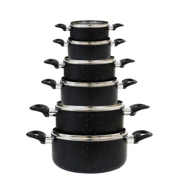 BATTERIE DE CUISINE 12PIECES