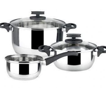 Batterie de Cuisine 5 pièces Inox