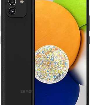 Smartphone Galaxy A03 4G 4GO 128GO noir