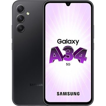 Samsung Galaxy A34 5G Smartphone 128Go Graphite