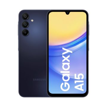 Samsung Galaxy SM-A155F 16,5 cm (6.5") Double SIM hybride Android 14 4G USB Type-C 4 Go 128 Go 5000 mAh Noir, Bleu