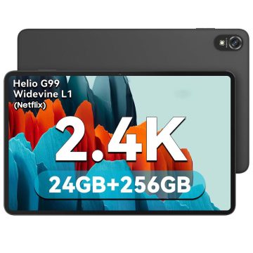 Blackview Tab 18 Tablette Tactile 11.97 pouces Android 13 2.4G+5G Wifi, RAM 24 Go ROM 256 Go/SD 1 To 8800mAh Tablette PC - Noir