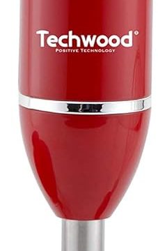 MIXEUR PLONGEUR PIED INOX 2 VITESSES 600W ROUGE