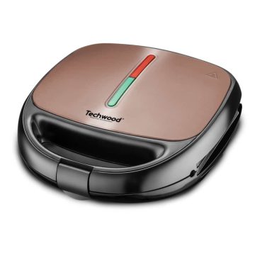 CROQUE GAUFFIER GRILL 3 EN 1 INOX BRONZE