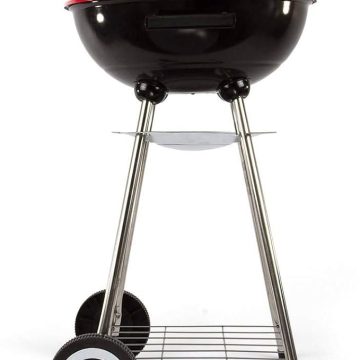 BARBECUE PIEDS CHARBON DIAM41CM H84CM 2ROULETTES