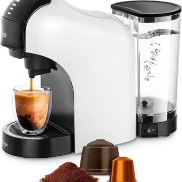 CAFETIERE MULTI-DOSETTE COMPATIBLE NESPRESSO - DOLCE GUSTO 1400W