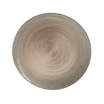 ASSIETTE DESSERT JEM ROSE OR 21CM