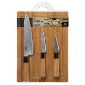 PLANCHE A DECOUPE   COUTEAUX BAMBOU