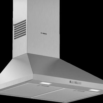 HOTTE DECOR SER2 MUR PYRAM 60CM 66DB INOX