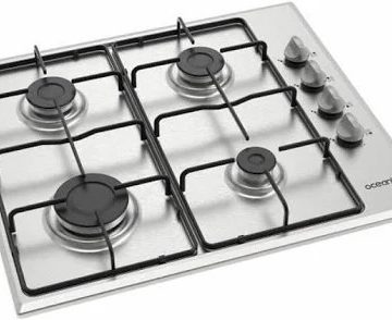 PLAQUE DE CUISSON 4 FEUX GAZ INOX