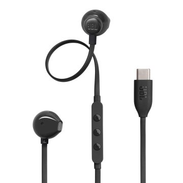 JBL Tune 305C Casque Avec fil Ecouteurs Appels/Musique USB Type-C Noir