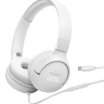 JBL Tune 520C USB-C Casques Avec fil Arceau Appels/Musique USB Type-C Blanc