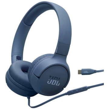 JBL Tune 520C USB-C Casques Avec fil Arceau Appels/Musique USB Type-C Bleu