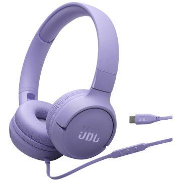 JBL Tune 520C USB-C Casques Avec fil Arceau Appels/Musique USB Type-C Lilas