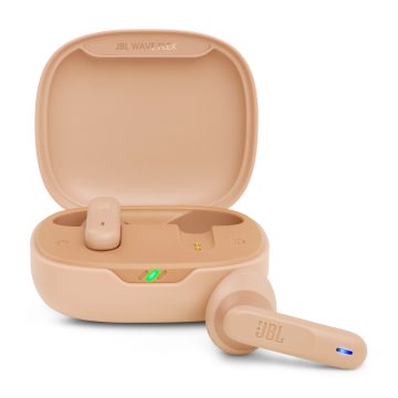 JBL Wave Flex Casque True Wireless Stereo (TWS) Ecouteurs Appels/Musique/Sport/Au quotidien Bluetooth Beige