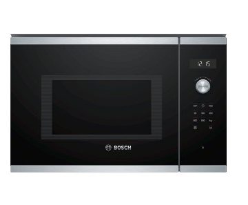 Bosch Serie 6 BFL554MS1F micro-onde Acier inoxydable Micro-onde simple Intégré 25 L 900 W