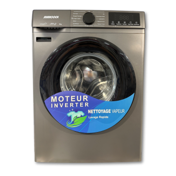 Lave Linge Frontal 8kg 1200 Trs/mn Gris